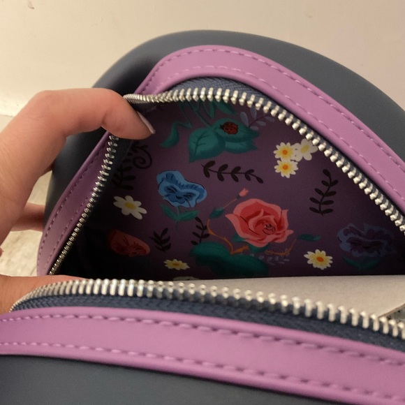 NWT Alice in Wonderland Alice and Flower mini backpack and wallet in set main image 4